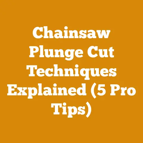 Chainsaw Plunge Cut Techniques Explained (5 Pro Tips)