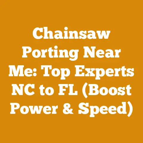 Chainsaw Porting Near Me: Top Experts NC to FL (Boost Power & Speed)