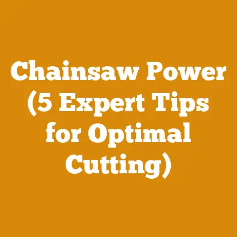 Chainsaw Power (5 Expert Tips for Optimal Cutting)