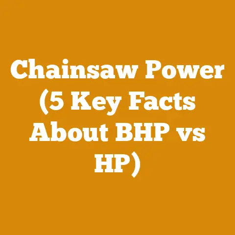 Chainsaw Power (5 Key Facts About BHP vs HP)