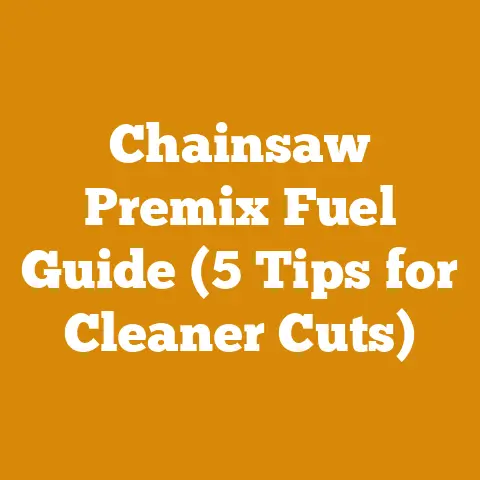 Chainsaw Premix Fuel Guide (5 Tips for Cleaner Cuts)