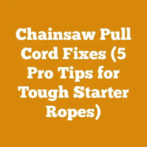 Chainsaw Pull Cord Fixes (5 Pro Tips for Tough Starter Ropes)