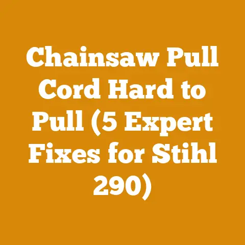 Chainsaw Pull Cord Hard to Pull (5 Expert Fixes for Stihl 290)