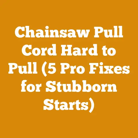 Chainsaw Pull Cord Hard to Pull (5 Pro Fixes for Stubborn Starts)