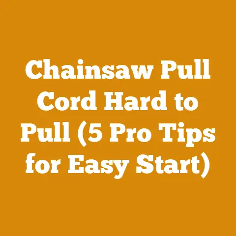 Chainsaw Pull Cord Hard to Pull (5 Pro Tips for Easy Start)