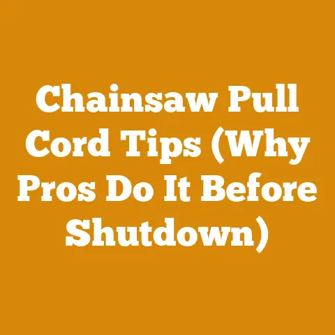 Chainsaw Pull Cord Tips (Why Pros Do It Before Shutdown)