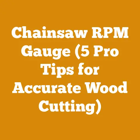 Chainsaw RPM Gauge (5 Pro Tips for Accurate Wood Cutting)