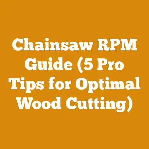 Chainsaw RPM Guide (5 Pro Tips for Optimal Wood Cutting)