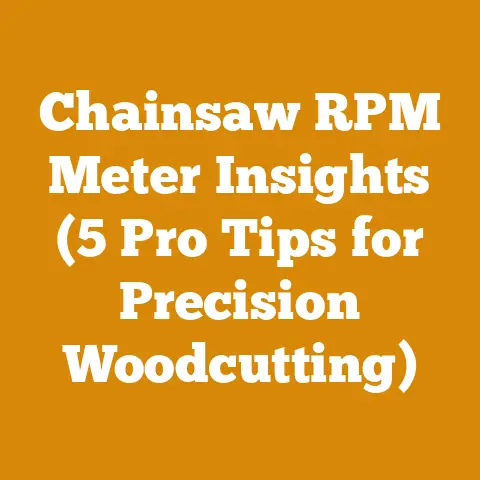 Chainsaw RPM Meter Insights (5 Pro Tips for Precision Woodcutting)