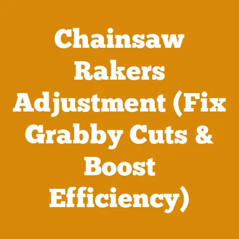 Chainsaw Rakers Adjustment (Fix Grabby Cuts & Boost Efficiency)