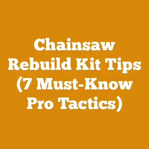 Chainsaw Rebuild Kit Tips (7 Must-Know Pro Tactics)