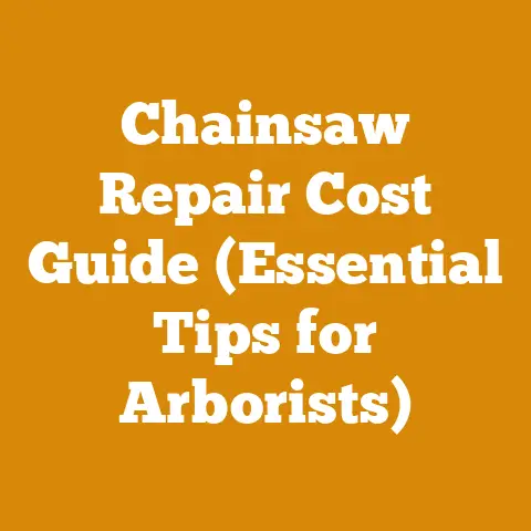 Chainsaw Repair Cost Guide (Essential Tips for Arborists)