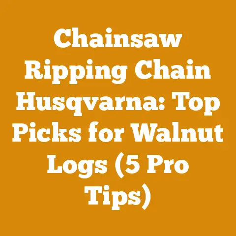Chainsaw Ripping Chain Husqvarna: Top Picks for Walnut Logs (5 Pro Tips)
