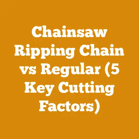 Chainsaw Ripping Chain vs Regular (5 Key Cutting Factors)