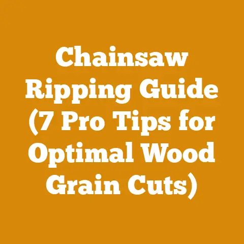 Chainsaw Ripping Guide (7 Pro Tips for Optimal Wood Grain Cuts)