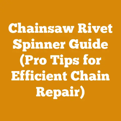 Chainsaw Rivet Spinner Guide (Pro Tips for Efficient Chain Repair)