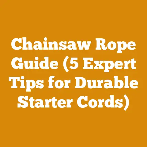 Chainsaw Rope Guide (5 Expert Tips for Durable Starter Cords)