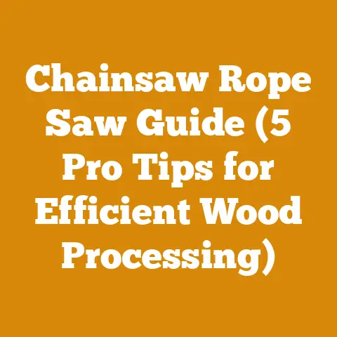 Chainsaw Rope Saw Guide (5 Pro Tips for Efficient Wood Processing)