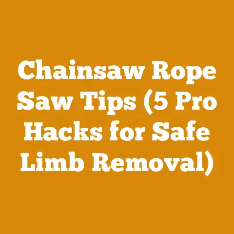 Chainsaw Rope Saw Tips (5 Pro Hacks for Safe Limb Removal)