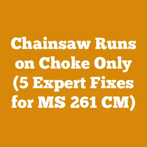 Chainsaw Runs on Choke Only (5 Expert Fixes for MS 261 CM)