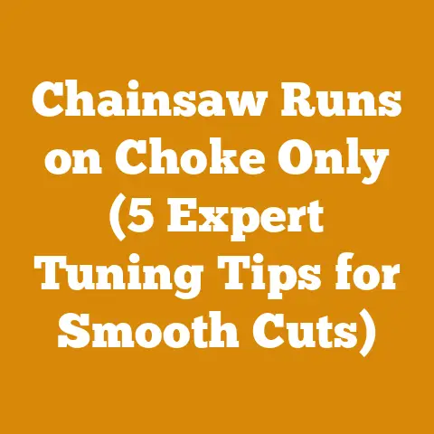 Chainsaw Runs on Choke Only (5 Expert Tuning Tips for Smooth Cuts)