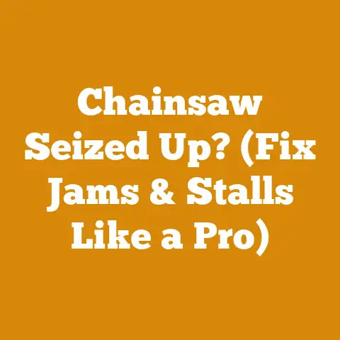 Chainsaw Seized Up? (Fix Jams & Stalls Like a Pro)