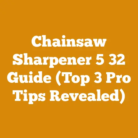 Chainsaw Sharpener 5 32 Guide (Top 3 Pro Tips Revealed)
