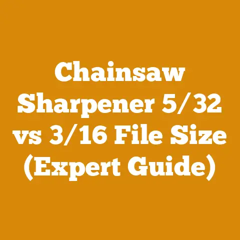 Chainsaw Sharpener 5/32 vs 3/16 File Size (Expert Guide)
