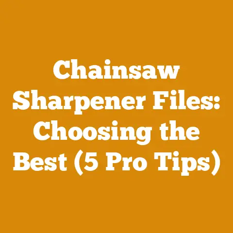 Chainsaw Sharpener Files: Choosing the Best (5 Pro Tips)