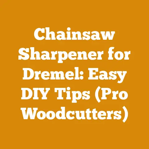Chainsaw Sharpener for Dremel: Easy DIY Tips (Pro Woodcutters)