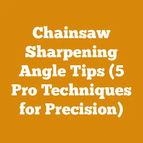 Chainsaw Sharpening Angle Tips (5 Pro Techniques for Precision)