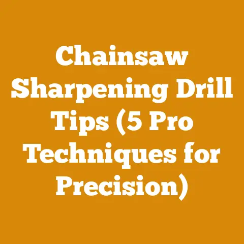 Chainsaw Sharpening Drill Tips (5 Pro Techniques for Precision)