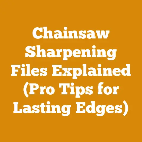 Chainsaw Sharpening Files Explained (Pro Tips for Lasting Edges)
