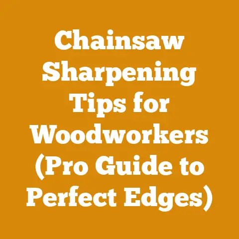 Chainsaw Sharpening Tips for Woodworkers (Pro Guide to Perfect Edges)