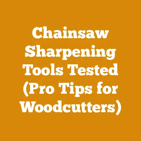 Chainsaw Sharpening Tools Tested (Pro Tips for Woodcutters)