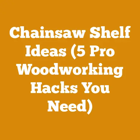 Chainsaw Shelf Ideas (5 Pro Woodworking Hacks You Need)