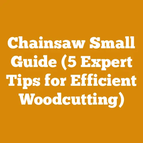 Chainsaw Small Guide (5 Expert Tips for Efficient Woodcutting)