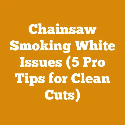 Chainsaw Smoking White Issues (5 Pro Tips for Clean Cuts)