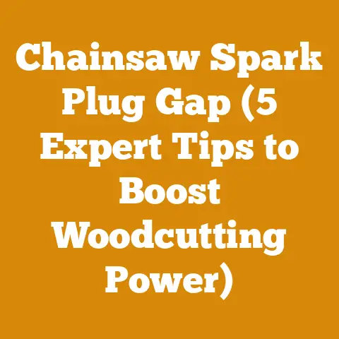 Chainsaw Spark Plug Gap (5 Expert Tips to Boost Woodcutting Power)