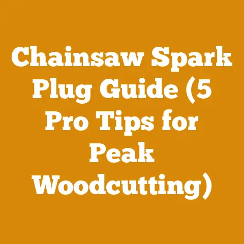 Chainsaw Spark Plug Guide (5 Pro Tips for Peak Woodcutting)