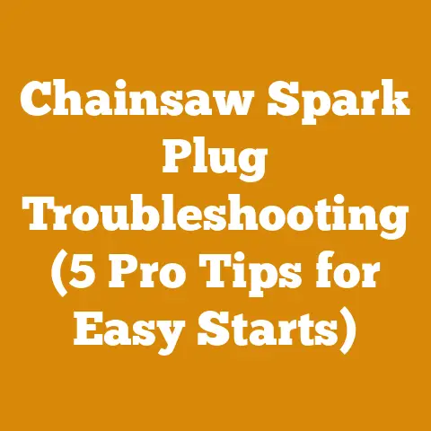 Chainsaw Spark Plug Troubleshooting (5 Pro Tips for Easy Starts)