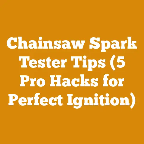 Chainsaw Spark Tester Tips (5 Pro Hacks for Perfect Ignition)