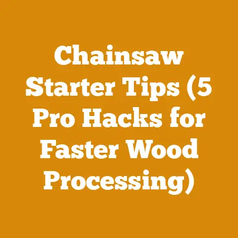 Chainsaw Starter Tips (5 Pro Hacks for Faster Wood Processing)