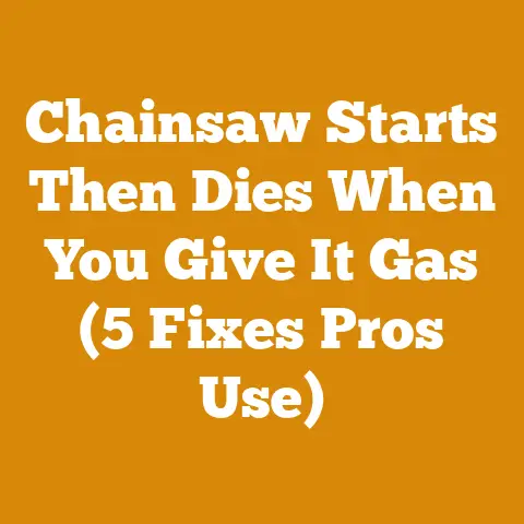 Chainsaw Starts Then Dies When You Give It Gas (5 Fixes Pros Use)