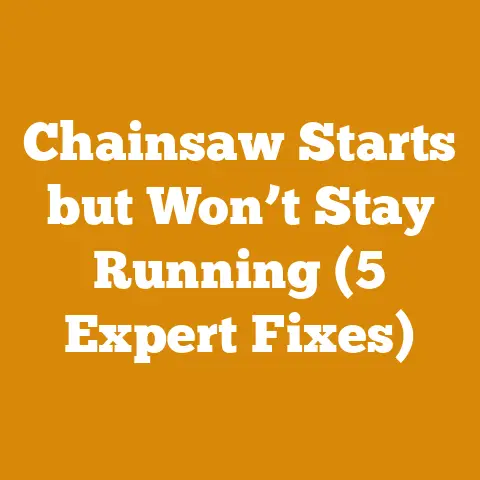 Chainsaw Starts but Won’t Stay Running (5 Expert Fixes)