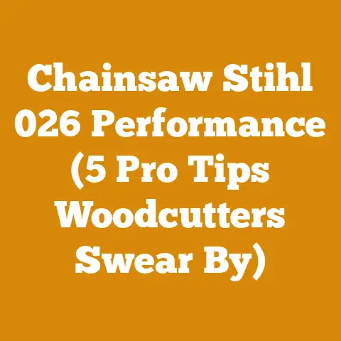 Chainsaw Stihl 026 Performance (5 Pro Tips Woodcutters Swear By)