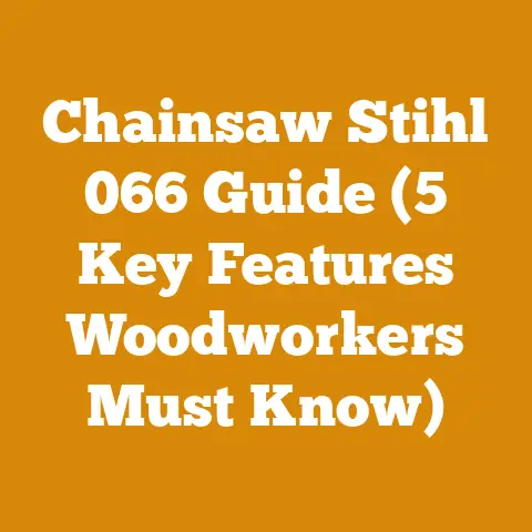 Chainsaw Stihl 066 Guide (5 Key Features Woodworkers Must Know)