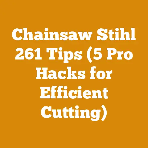 Chainsaw Stihl 261 Tips (5 Pro Hacks for Efficient Cutting)