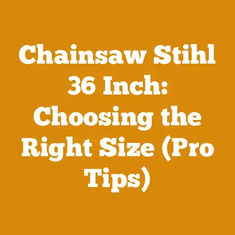Chainsaw Stihl 36 Inch: Choosing the Right Size (Pro Tips)