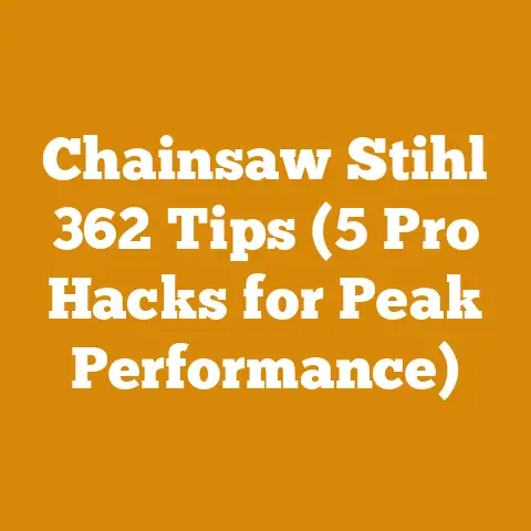 Chainsaw Stihl 362 Tips (5 Pro Hacks for Peak Performance)